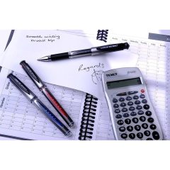 12 штук - Гелевая ручка  Uni-Ball Gel Impact UM-153S шарик 1 мм/линия 0.6 мм СИНЯЯ