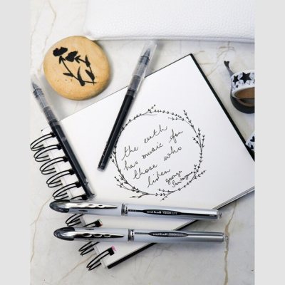 12 штук - Ручка - Роллер Uni-Ball Vision Elite UB-200 шарик 0.8 мм/линия 0.6 мм