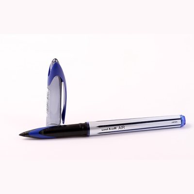 3 штуки - Ручка - Роллер Uni-Ball AIR UBA-188L Синие чернила, шарик 0.7 мм/линия 0.35-0.5 мм
