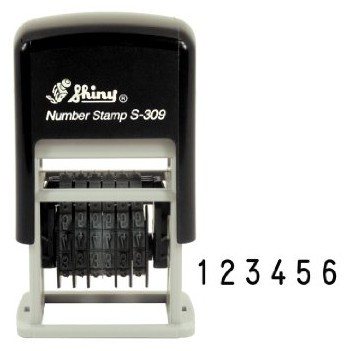 SHINY S-309 Мини-нумератор (6 разрядов)(3мм)