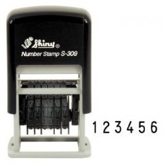 SHINY S-309 Мини-нумератор (6 разрядов)(3мм)