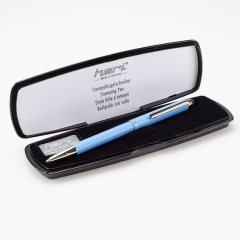 HERI V3313 ручка со штампом и стилусом для Смартфона ГОЛУБОЙ корпус