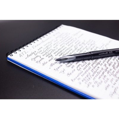 3 штуки - Ручка - Роллер Uni-Ball AIR UBA-188M шарик 0.5 мм/линия 0.28-0.45 мм