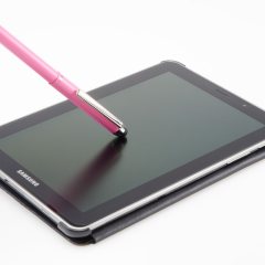 HERI V3340 ручка со штампом и стилусом для Смартфона РОЗОВЫЙ корпус