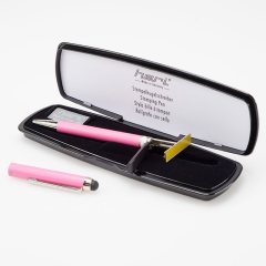 HERI V3340 ручка со штампом и стилусом для Смартфона РОЗОВЫЙ корпус