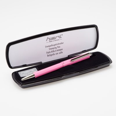 HERI V3340 ручка со штампом и стилусом для Смартфона РОЗОВЫЙ корпус