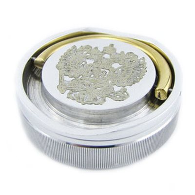 OS-20-Б-1 Оснастка для печатей "Крымская-2 С ГЕРБОМ" / d=41 мм. БЕЗ ШТЕМПЕЛЬНОЙ ПОДУШКИ