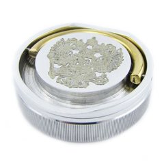 OS-20-Б-1 Оснастка для печатей "Крымская-2 С ГЕРБОМ" / d=41 мм. БЕЗ ШТЕМПЕЛЬНОЙ ПОДУШКИ