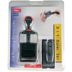 SHINY Heavy Duty DIY SET H-6120D Датер профессиональный (металлический каркас) автоматический самонаборный 2 строки, 1 касса (размер штампа 41 х 24 мм.)