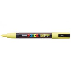 Маркер POSCA PC-3M, солнечно-жёлтый, 0.9 - 1.3 мм, пулевидный наконечник № Р2