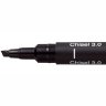 12 штук - Линер Uni Pin CS3-200 Fine Line Chisel 3.0, наконечник долото Чёрный 3 мм