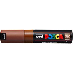 Маркер POSCA PC-7M, коричневый, 4.5 - 5.5 мм, пулевидный наконечник № 21