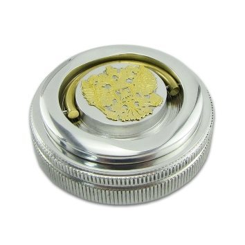 OS-20-Г-1 Оснастка для печатей "Крымская-4 С ГЕРБОМ" с штемпельной подушкой / d=41 мм.