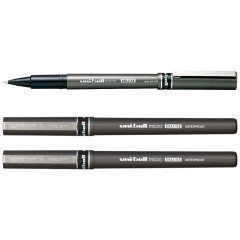3 штуки - Ручка-роллер Uni-Ball micro DELUXE UB-155 шарик 0.5 мм/линия 0.2 мм