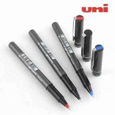 3 штуки - Ручка-роллер Uni-Ball micro DELUXE UB-155 шарик 0.5 мм/линия 0.2 мм