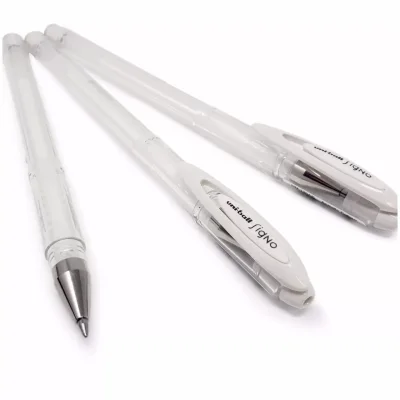 3 штуки/один цвет - Гелевая ручка  Uni-Ball Signo UM-120 Angelic Colour (пастельные цвета) шарик 0.7 мм/линия 0.45 мм