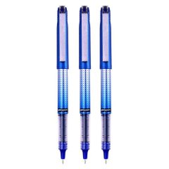 3 штуки - Ручка-роллер Uni-Ball Needle UB-185-S шарик 0.5 мм/линия 0.4 мм