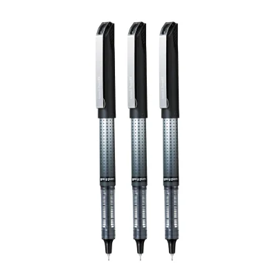 3 штуки - Ручка-роллер Uni-Ball Needle UB-185-S шарик 0.5 мм/линия 0.4 мм