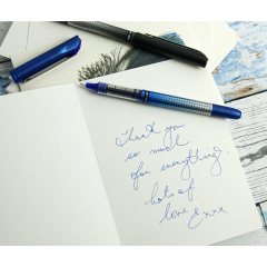 3 штуки - Ручка-роллер Uni-Ball Needle UB-185-S шарик 0.5 мм/линия 0.4 мм