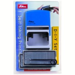 SHINY Printer S-888 Автоматический самонаборный штамп 7 строк, 2 кассы (размер штампа 56 х 33 мм.)