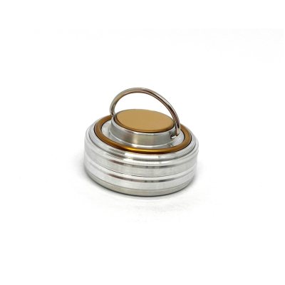 "ЛЕОН 42П" Металлическая оснастка для печати со встроенной штемпельной подушкой (диаметр печати 42 мм.)