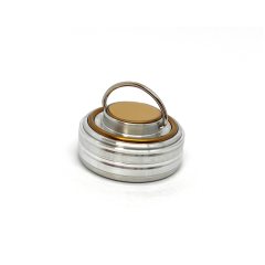 "ЛЕОН 42П" Металлическая оснастка для печати со встроенной штемпельной подушкой (диаметр печати 42 мм.)