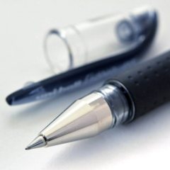 3 штуки/один цвет - Гелевая ручка Uni-Ball Signo DX UM-151 (супертонкое письмо) шарик 0.38 мм/линия 0.25 мм