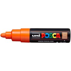 Маркер POSCA PC-7M, оранжевый, 4.5 - 5.5 мм, пулевидный наконечник № 4