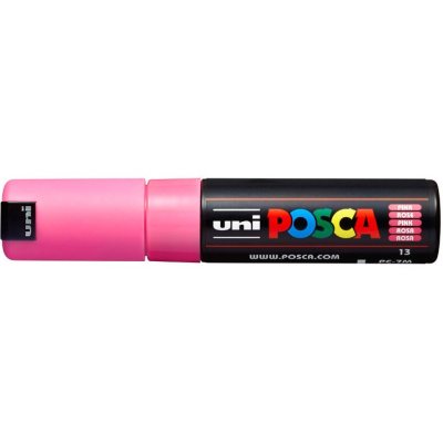 Маркер POSCA PC-7M, розовый, 4.5 - 5.5 мм, пулевидный наконечник № 13