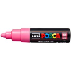 Маркер POSCA PC-7M, розовый, 4.5 - 5.5 мм, пулевидный наконечник № 13