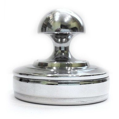 "ВЕГА 30КП" Металлическая оснастка для печати с кнопкой и встроенной штемпельной подушкой (диаметр печати 30 мм.)