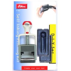 SHINY Essential Line E-923 Профессиональный автоматический самонаборный штамп 6 строк, 2 кассы (размер штампа 50 х 30 мм.)