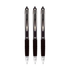 3 штуки/один цвет - Гелевая ручка  Автоматическая Uni-Ball Signo UMN-207 шарик 0.7 мм/линия 0.4 мм