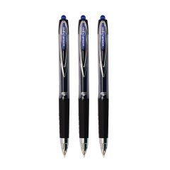 3 штуки/один цвет - Гелевая ручка  Автоматическая Uni-Ball Signo UMN-207 шарик 0.7 мм/линия 0.4 мм