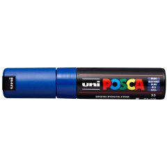 Маркер POSCA PC-7M, синий, 4.5 - 5.5 мм, пулевидный наконечник № 33