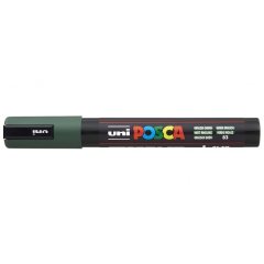 Маркер POSCA PC-5M, английский зелёный, 1.8 - 2.5 мм, пулевидный наконечник № 83
