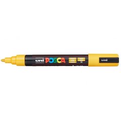Маркер POSCA PC-5M, охра, 1.8 - 2.5 мм, пулевидный наконечник № 19
