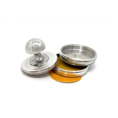 "ВЕГА 42П" Металлическая оснастка для печати со встроенной штемпельной подушкой (диаметр печати 42 мм.)