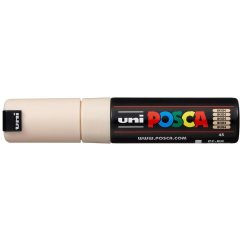 Маркер POSCA PC-8K, бежевый, до 8.0 мм, скошенный наконечник № 45