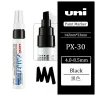 1 штука - Промышленный масляный маркер-краска Uni PAINT PX-30 по всем поверхностям, 4,0-8,5 мм Чёрный