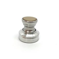 "НИКА 30КП" Металлическая оснастка для печати с кнопкой и встроенной штемпельной подушкой (диаметр печати 30 мм.)