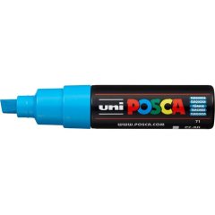 Маркер POSCA PC-8K, бирюза, до 8.0 мм, скошенный наконечник № 71