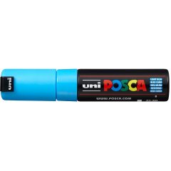 Маркер POSCA PC-8K, голубой, до 8.0 мм, скошенный наконечник № 8