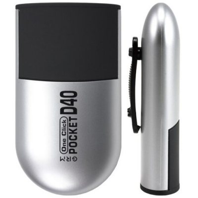 GRM Pocket D40 ONE CLICK д.40 Карманная оснастка для печати/штампа (диаметр печати 40 мм. / штамп 40 х 40 мм.)