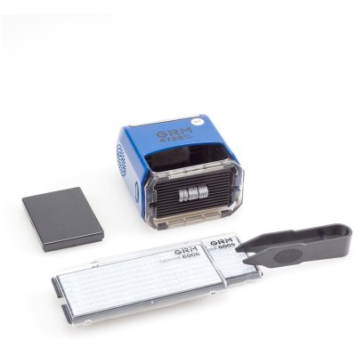 GRM 4729 P3 TYPO Датер автоматический самонаборный 4 строки, 2 кассы (50 х 30 мм) месяц БУКВАМИ