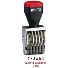 COLOP 04006 Нумератор 6-разрядов, высота шрифта 4мм