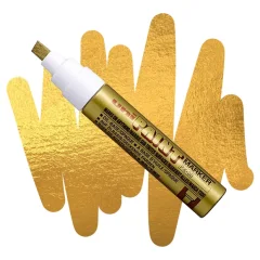 1 штука - Промышленный масляный маркер-краска Uni PAINT PX-30 по всем поверхностям, 4,0-8,5 мм Золотой