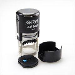 GRM 46140 Plus Датер с полем для текста, диаметр 40 мм., месяц ЦИФРАМИ