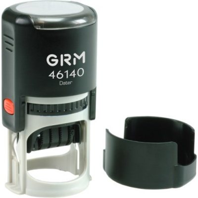 GRM 46140 Plus Датер с полем для текста, диаметр 40 мм., месяц ЦИФРАМИ