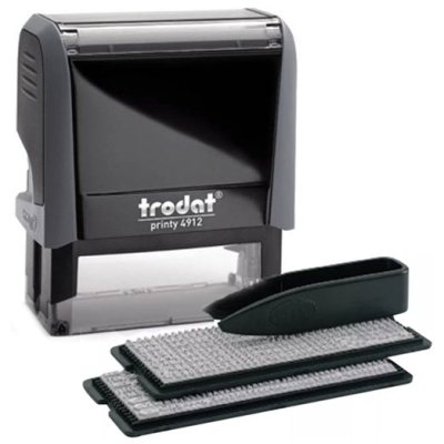 TRODAT 4912/DB TYPO PRINTY 4.0 Автоматический самонаборный штамп 4 строки, 2 кассы (штамп 47 х 18 мм)